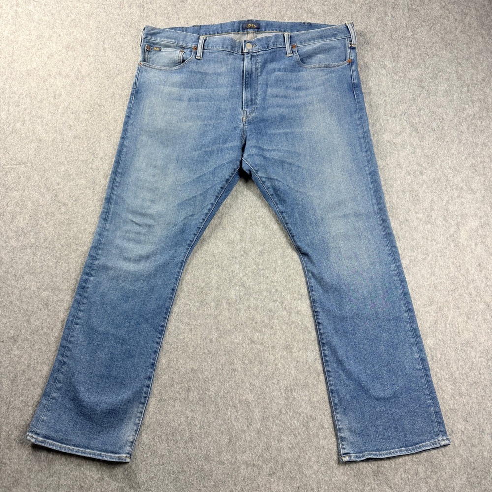 Polo Ralph Lauren Sullivan Slim Mens Blue Jeans 44X30 Medium Wash Stretch Denim